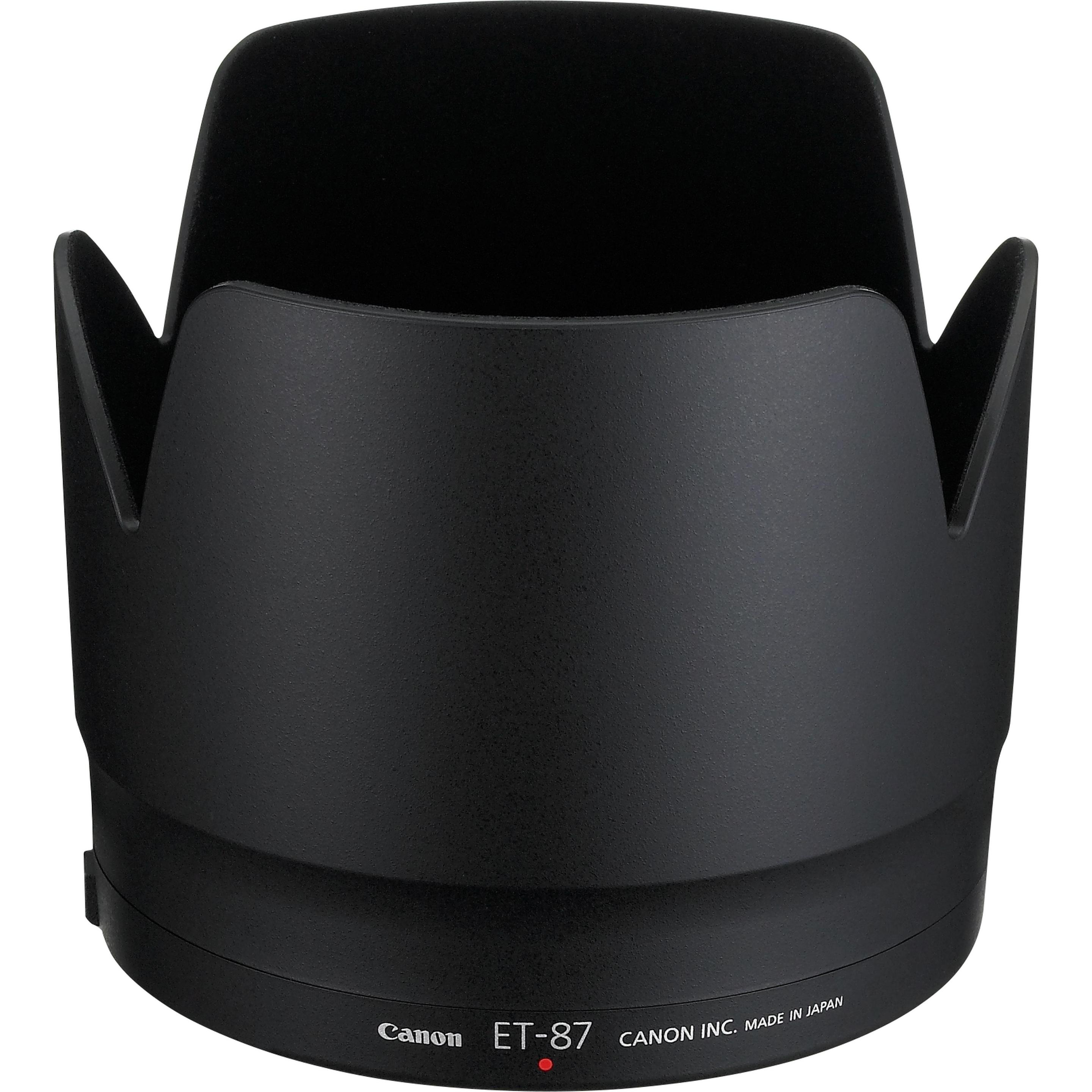 Canon Sonnenblende ET-87, Gegenlichtblende, Schwarz
