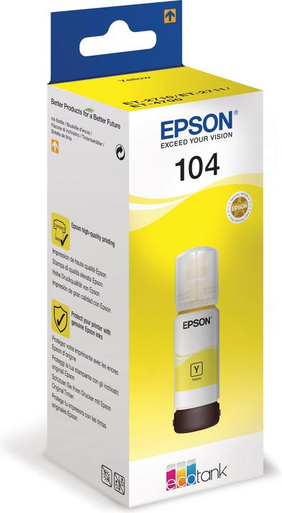 Actual product image Epson 104 (Y)