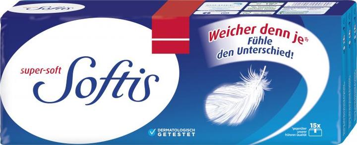 Actual product image Softis Handkerchiefs Classic 15x 9 tissues