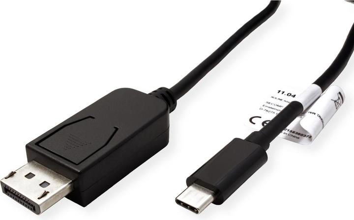 Produktbild Roline Adapterkabel USB Typ C-DP 3m v1.4 8K60Hz ST/ST (USB Typ-C)