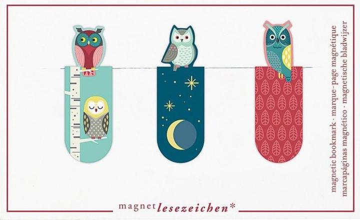 Magnetlesezeichen Nachteulen