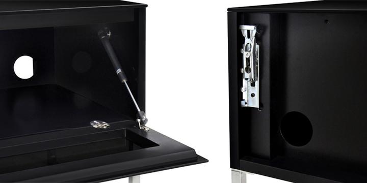 Actual product image NorStone Khalm 140, Zwart, Vezelplaat van gemiddelde dichtheid (MDF), Zwart, Medium-density fibreboard (MDF) (140 x 52 x 48.30 cm)