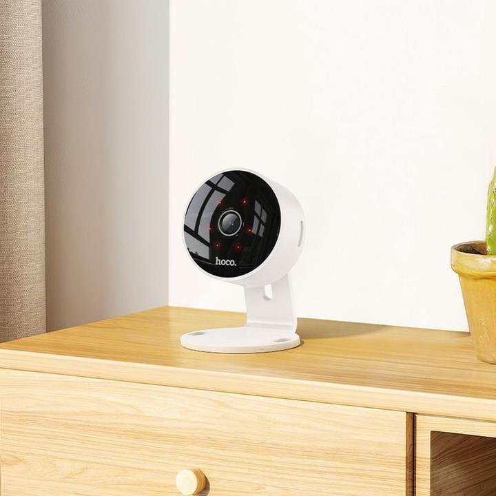 Actual product image Hoco Headphone with microphone indoor camera Full HD D7 white
