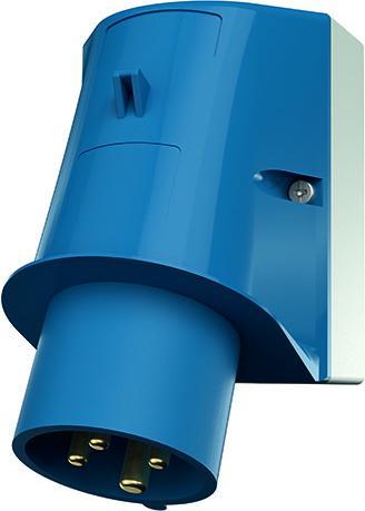 Actual product image Mennekes MEN 347 32A4P 9H230V Wall plug IP44 (IEC 60309)