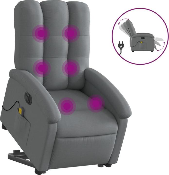 Image du produit vidaXL Massagesessel mit Aufstehhilfe