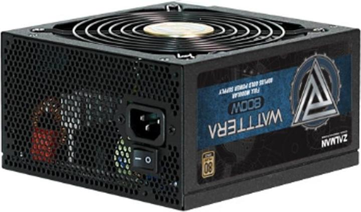Produktbild Zalman ZM800-EBTII WATTTERA, 800 Watt 80 PLUS GOLD PSU, EU, Full Modular, Active PFC wi (800 W)