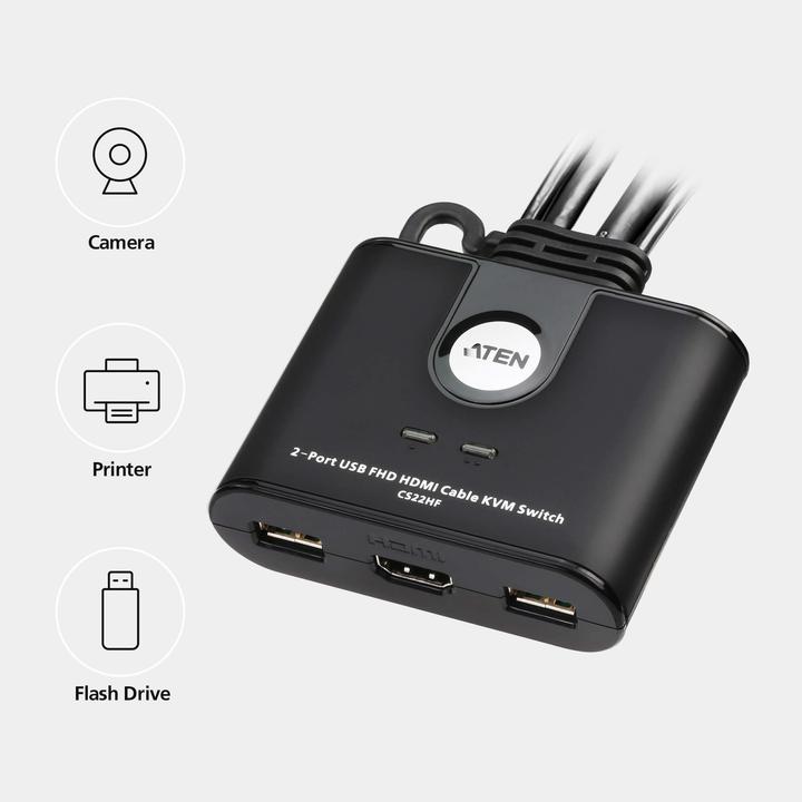 Actual product image Aten CS22HF
