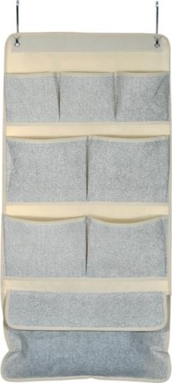 Image du produit MSV RANGEMENT MURAL 8 POCHES 40X80CM GRIS