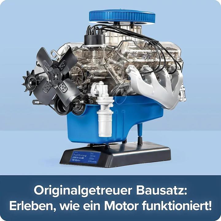 Actual product image Franzis Ford Mustang V8 Engine