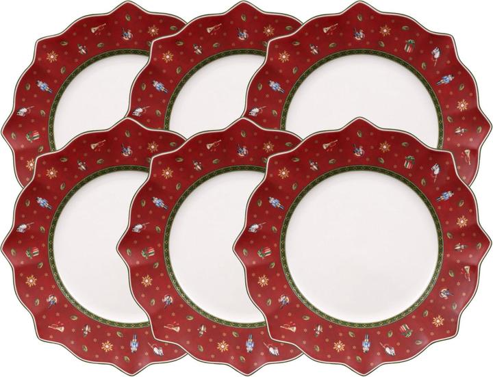 Actual product image Villeroy & Boch Toy's Delight dinner plate red 29 cm Set6 (6 x, 29 cm)