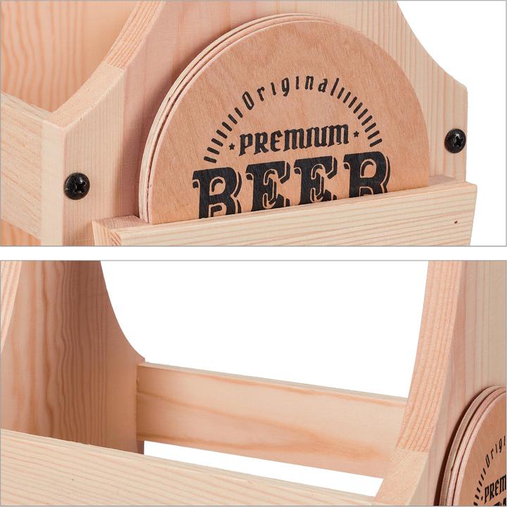 Image du produit Relaxdays Porte-bière (1 x, 28.5 x 16 x 30 cm)