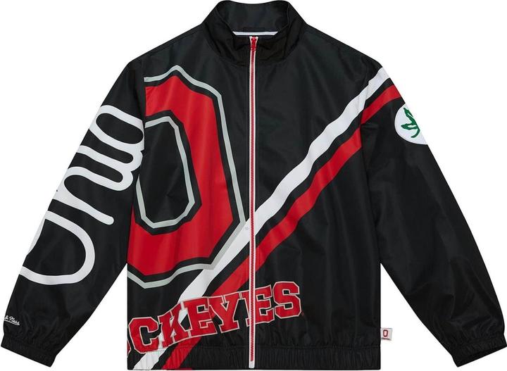 Produktbild Mitchell & Ness M&N Exploded Logo Warm Up Jacke NCAA Ohio State - XL (XL)