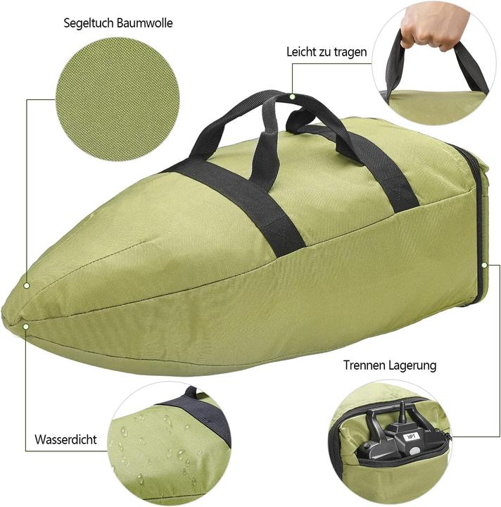Immagine prodotto Bilbear RC Futterboot fürs Karpfenangeln – mit GPS & 3 Futtertrichtern