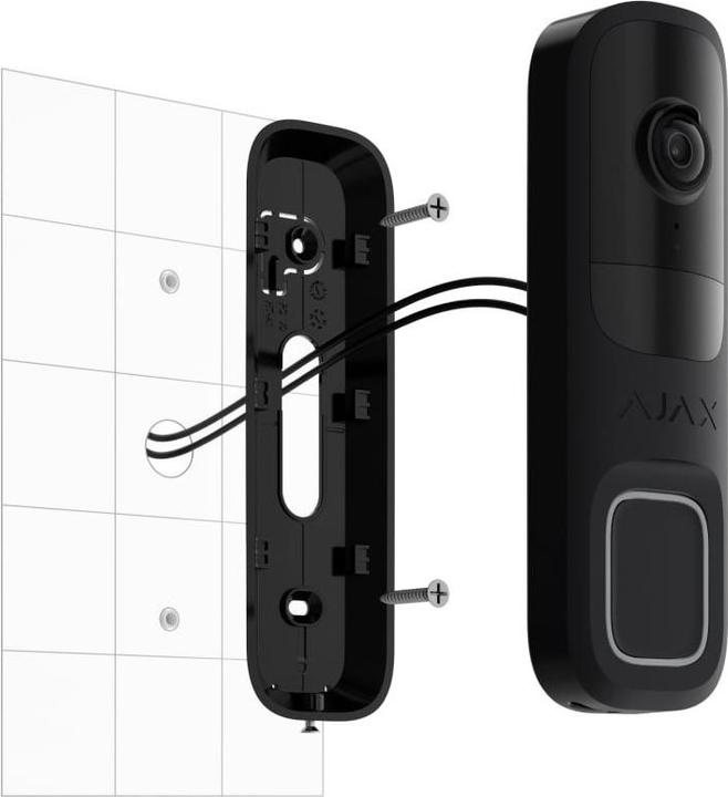 Produktbild Ajax VIDEO DOORBELL/BLACK 66391