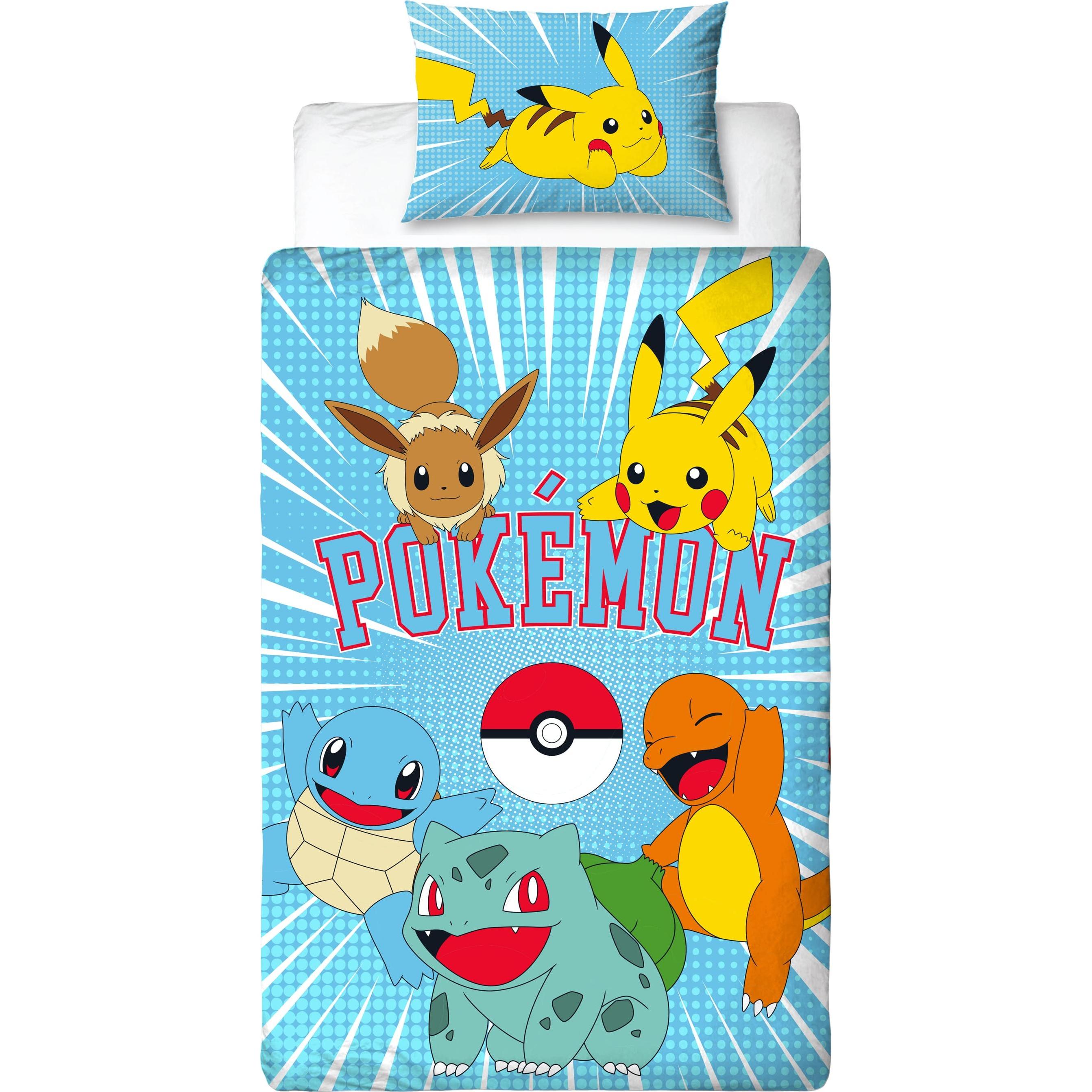 Pokémon, Biancheria da letto bambini, – Adult Bedding Set 140x200 (POK1072)