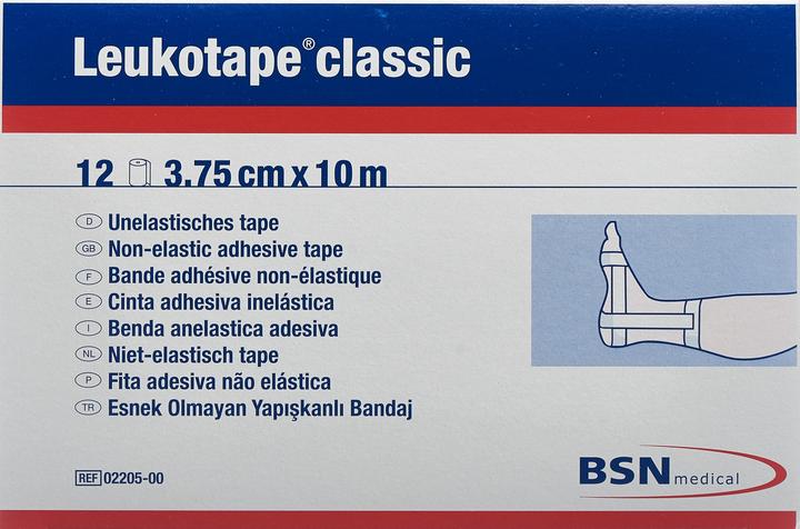 Produktbild BSN Leukotape® classic economy Pac 3.75 x 10 m 12 Stk weiss (10 m)
