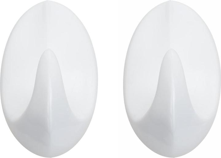 Immagine prodotto Diaqua Gancio ovale bianco 2pcs 5.1x4.3cm