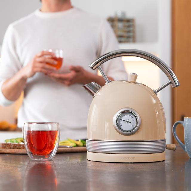 Produktbild Cecotec Hervidor De Agua Thermosense 420 Vintage Light Beige (1.80 l)