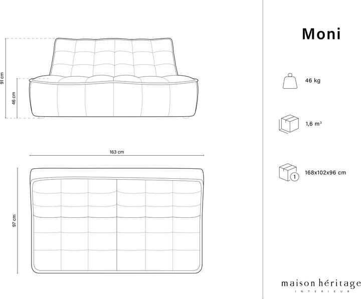 Produktbild Maison Heritage Moni (2-Sitzer)