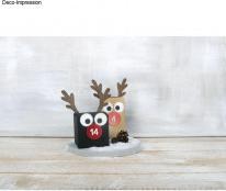 Rayher Accessoires pour calendrier de l'Avent: Rudolf