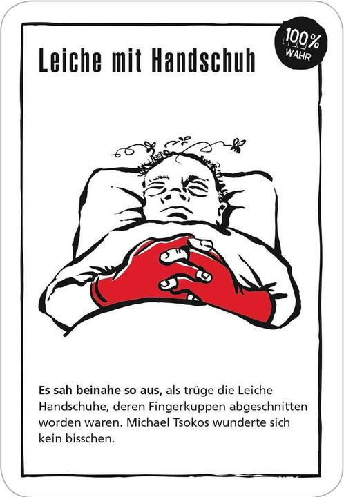 Actual product image black stories Tsokos (German, 2 - 10 Players)