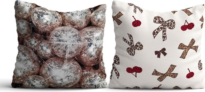 Immagine prodotto Hanah Home Noel Carols Cushion Cover Set 2 Pieces (43 x 43 cm)
