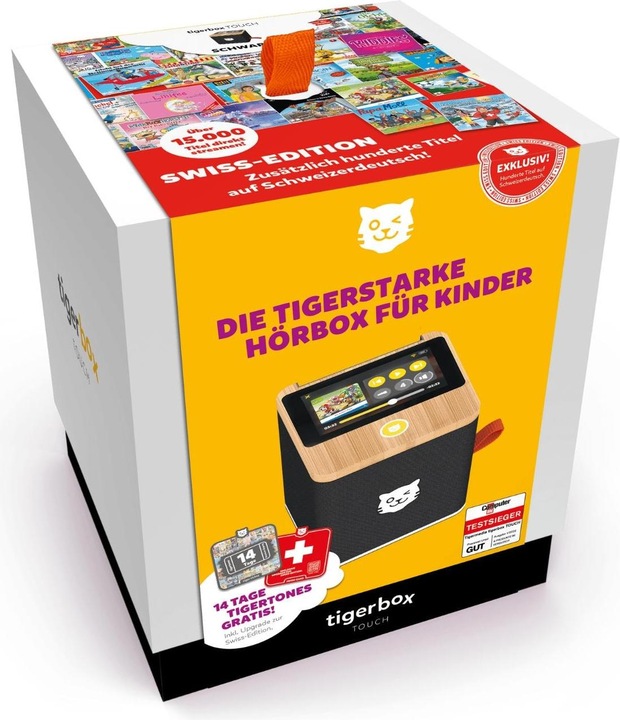 Produktbild Tigermedia Tigerbox Touch Swiss Edition inkl. Swiss Card Schwarz Bundle (Schweizerdeutsch)