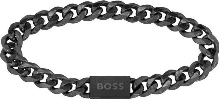 Actual product image Hugo Boss Stylishack bracelet for men Chain Link 1580145 - Length: 19 cm (19 cm)