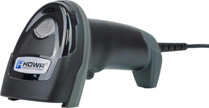 Produktbild HDWR Aztec QR-code en barcodelezer met standaard, USB bedraad, virtuele COM, automatische scan HD870A (1D-Barcodes, 2D-Barcodes)