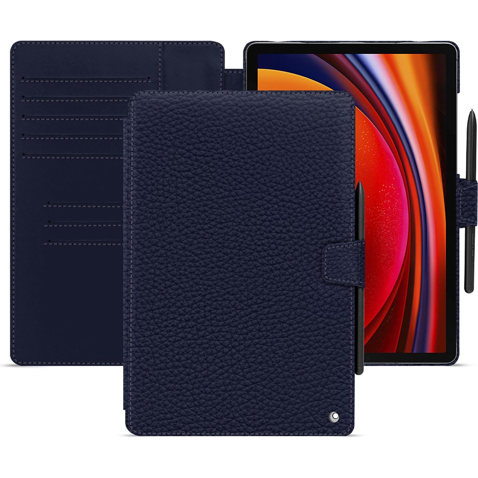 Thumbnail - Noreve Lederschutzhülle Samsung Galaxy Tab S9 (Galaxy Tab S9), Tablet Hülle, Violett