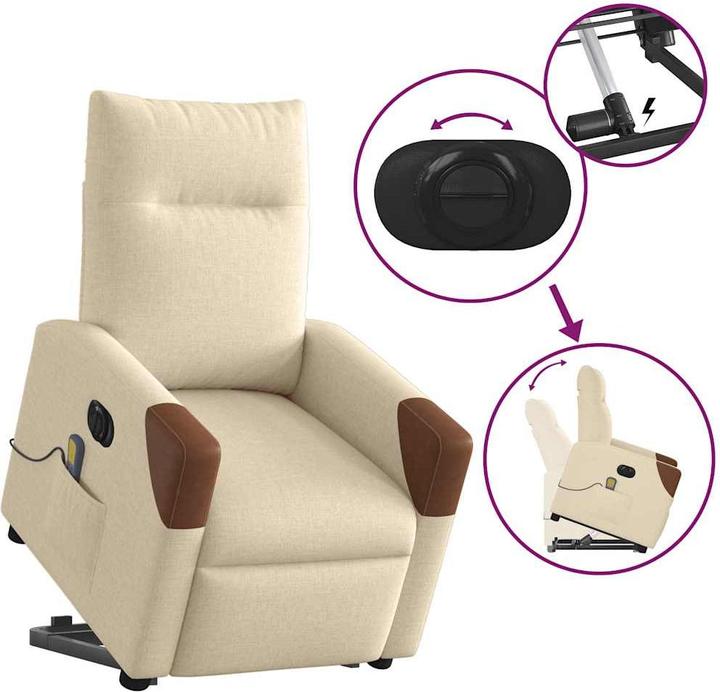 Image du produit vidaXL Relaxsessel mit Aufstehhilfe
