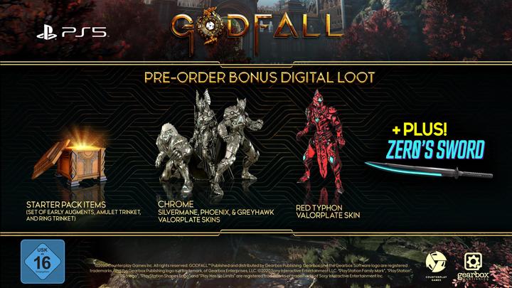 Immagine prodotto Gearbox Godfall (PS5, DE)