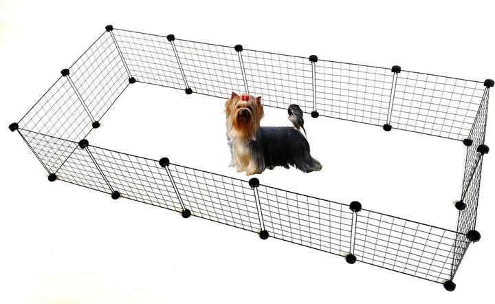 Image du produit C&C Chenil modulaire 180x75 cm (Chenil pour chiens)