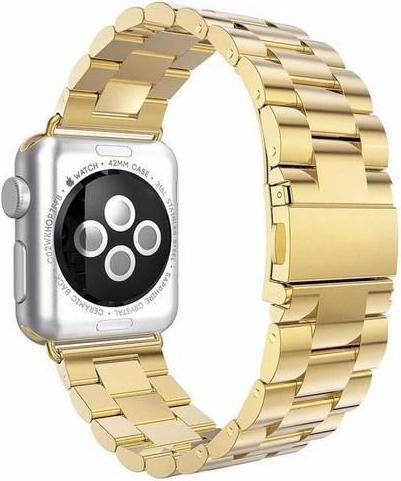 Actual product image pasek Metal Apple Watch 384041 mm zloty gold (38 mm, 40 mm, 41 mm)