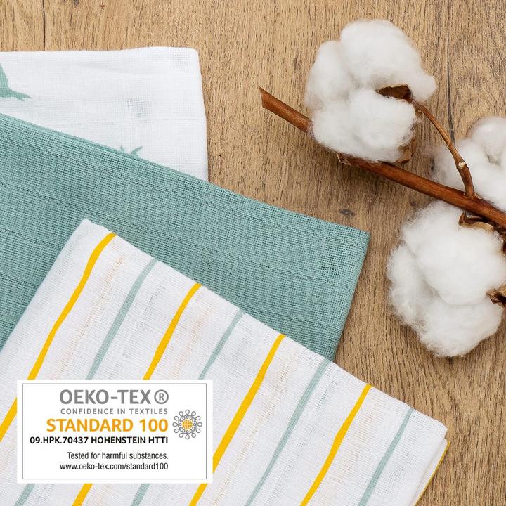 Produktbild La Loona LaLoona Mullwindeln & Mulltücher Mullwindeln / Mulltücher / Spucktücher OEKO-TEX® 5er (70 cm, 70 cm)