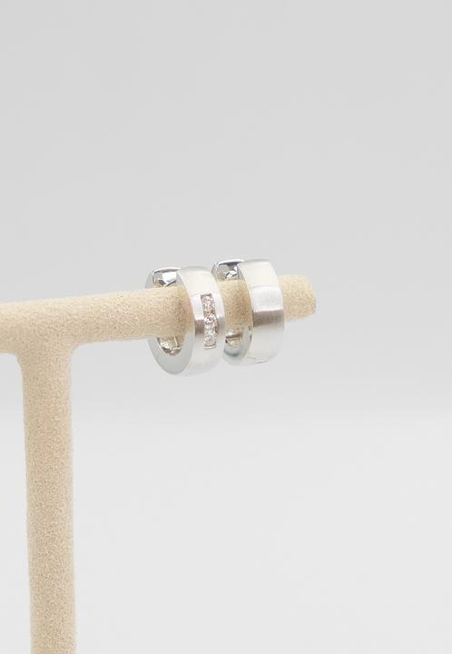 Image du produit Muau Créoles (Or blanc)