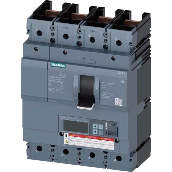 Siemens, Schutzschalter, Leistungsschalter 600A 4p 240-600A/In 3VA6460-0KT41-0AA0