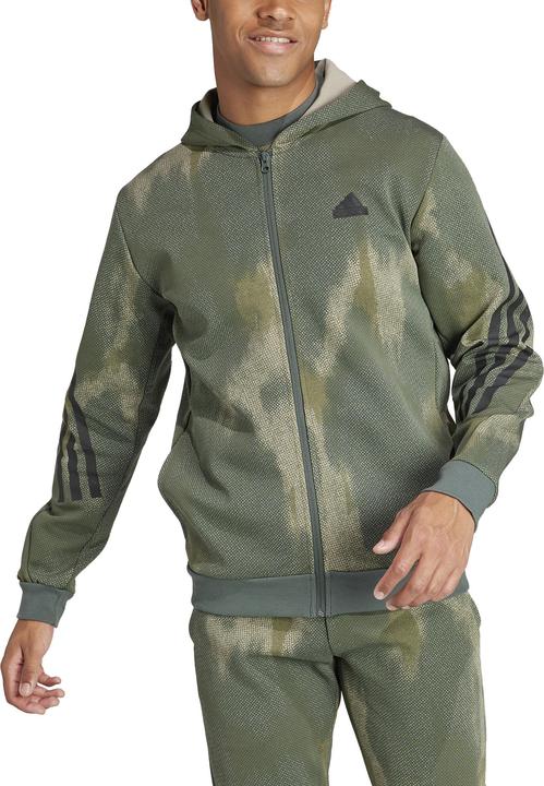 Image du produit adidas sweatshirt à capuche zippée fi 3s (M)
