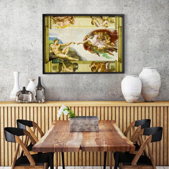 Immagine prodotto Enjoy Puzzle ENJOY-1383 - Michelangelo Buonarroti: La creazione di Adamo, puzzle, 1000 pezzi (1000 pezzi)