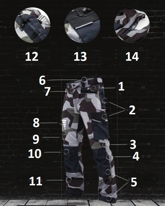 Produktbild Stalco Camo-Stretch-Hose, Abnehmbares Camo Xl Powe (L)