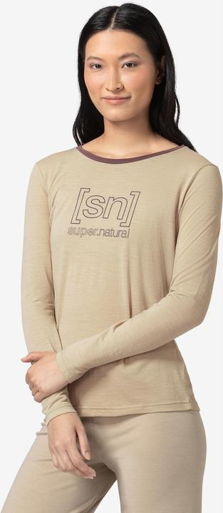 Actual product image Super Natural Women's The Essential Logo L/S (L)