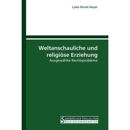 Weltanschauliche und religiöse Erziehung, Fachbücher