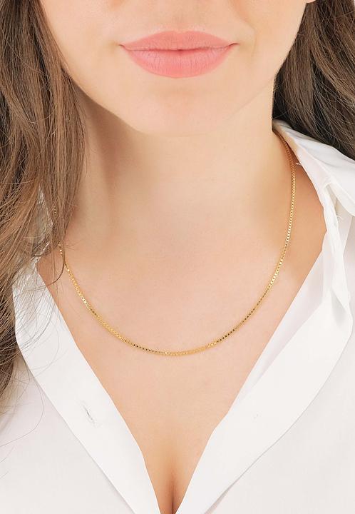 Actual product image Muau Venetian (14K 375, Polished gold, 40 cm)