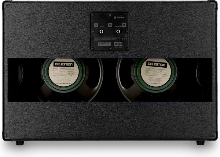 Produktbild Palmer Audio CAB 212 BX GBK - Gitarren Lautsprecherbox mit Celestion Greenback 2 x 12, Open-Back (Gitarre)
