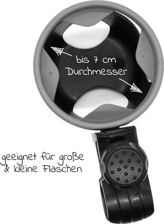 Produktbild Zamboo Getränkehalter Getränkehalter für Buggy und Kinderwagen - Schwarz