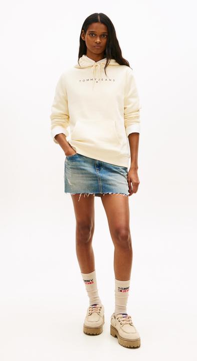 Image du produit Tommy Jeans Linear Logo Embroidery Drawstring Hoody (M)