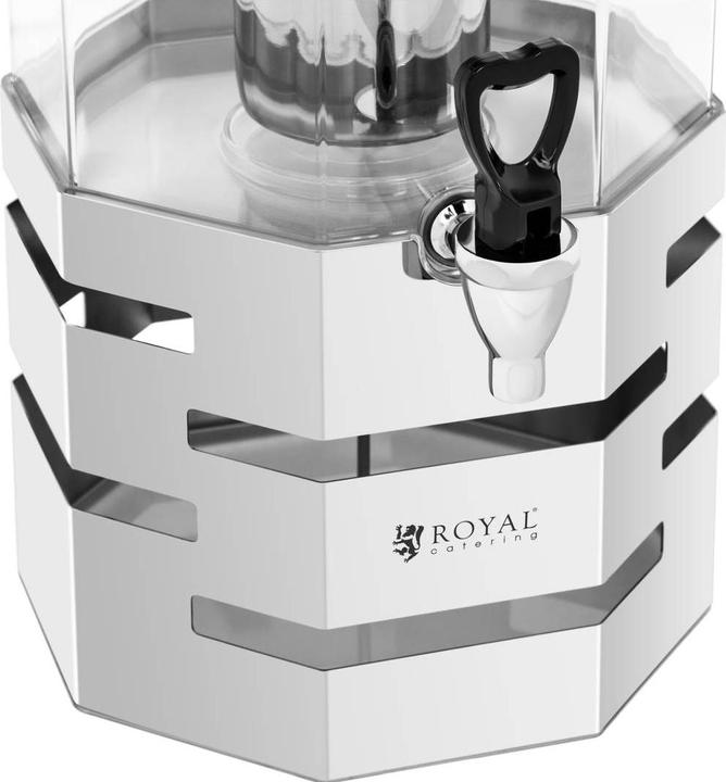 Actual product image Royal Catering Juice Dispenser - 3 x 3.5 L - cooling system