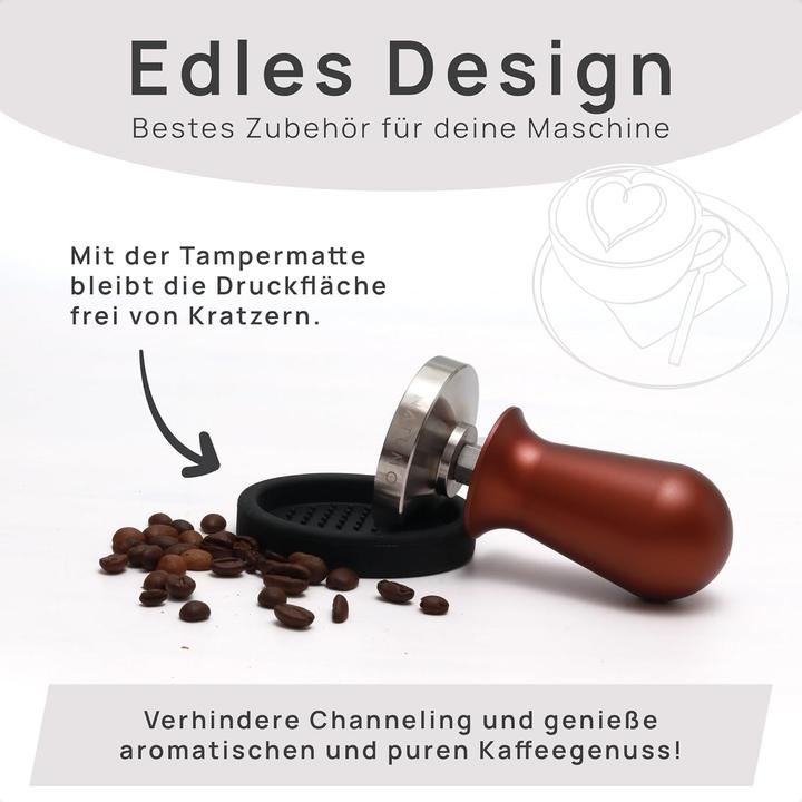 Actual product image Natumo Tamper-Set mit Tampermatte