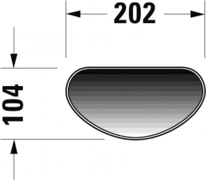Produktbild Duravit Urinalsieb STARCK 1 edelstahl