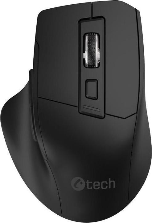 Actual product image C-Tech My¡ Ergo WLM-05, bezdrátová, 1600DPI, 6 tlaÄÄtek, USB nano receiver, Äerná (Wireless)